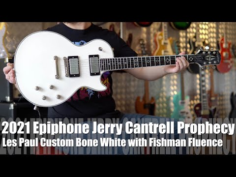Epiphone Jerry Cantrell Les Paul Custom Prophecy 2022 - Present - Bone White image 15