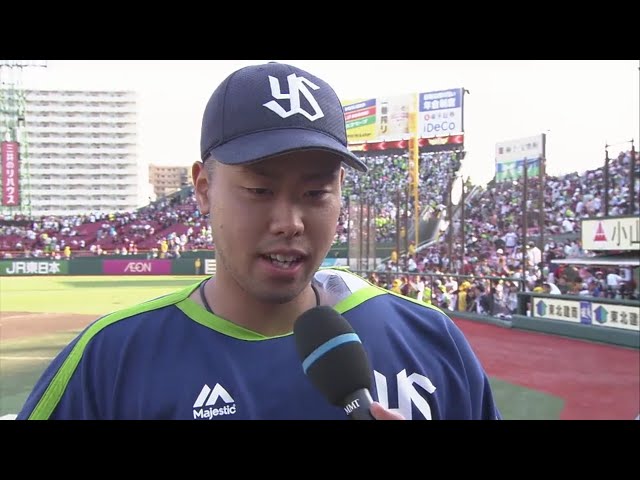 スワローズ・中尾投手ヒーローインタビュー 2018/6/3 E-S