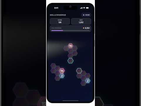 Mellow Merge: Hex 2048 Puzzle