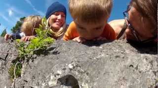 preview picture of video 'Kelleys Island 2012 - The Quarry Cliff Discovery'