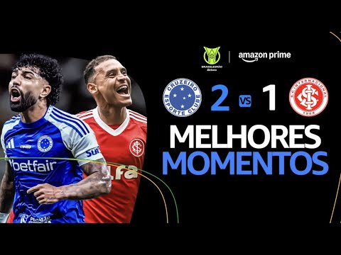 Gols e lances de Cruzeiro x Internacional