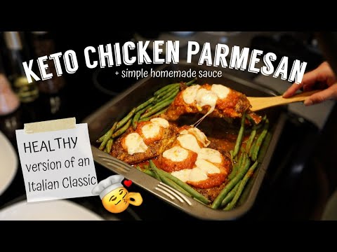 Keto Chicken Parmesan & San Marzano Tomato Sauce *RECIPE* | Healthy Version Of An Italian Classic