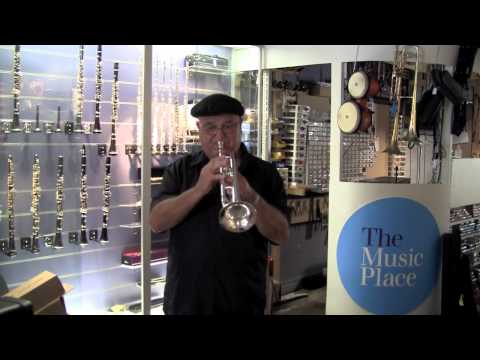 Bob Venier play tests Temby Trumpets