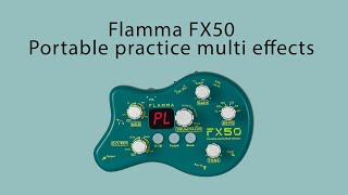 Video thumbnail for Flamma FX50 portable multieffects headphone amp by The Pedal Picassos