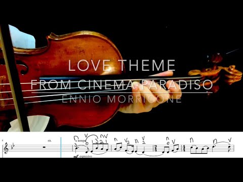 Love Theme from Cinema Paradiso by Ennio Morricone (with Score)