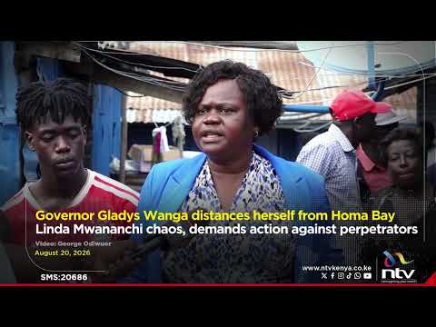 Governor Gladys Wanga distances herself from Homa Bay Linda Mwananchi chaos