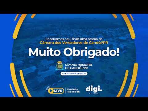 Décima sessão ordinária do Primeiro Período Legislativo de 2026 da Câmara Municipal de Candói - PR