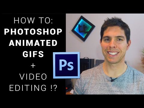 How to make animated GIFs in Photoshop video editing!?