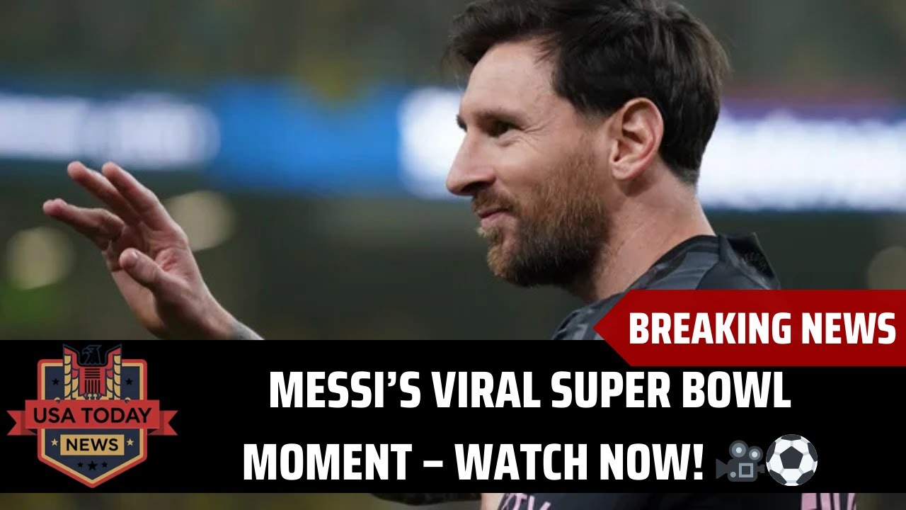 Apple TV Messi Super Bowl LIX ad