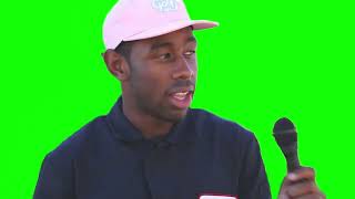 Tyler The Creator "so that was a f＊cking lie" green screen