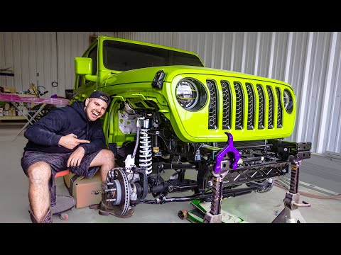 Im Acting Up! Putting a 8'' F350 Lift Kit On My Jeep Wrangler!