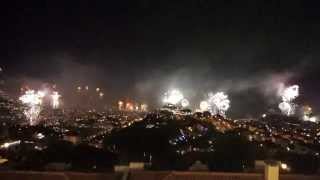 preview picture of video 'New Years Fireworks 2014-15, Funchal, Madeira'