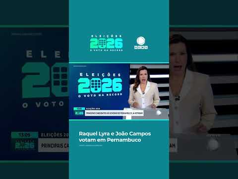 Os candidatos ao governo de Pernambuco,votaram na manhã deste domingo (4) #OVotoNaRECORD #shorts