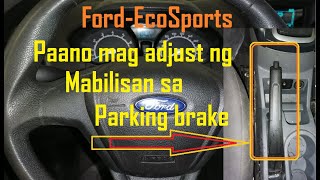 Paano mag adjust ng parking brake sa mabilis na paraan | Ford EcoSports | GM AutoTech