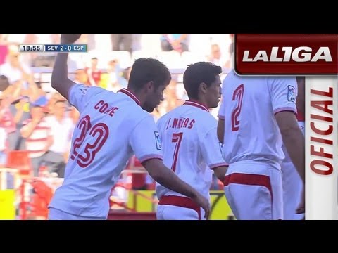 Gol de Coke (2-0) en el Sevilla FC - RCD Espanyol - HD