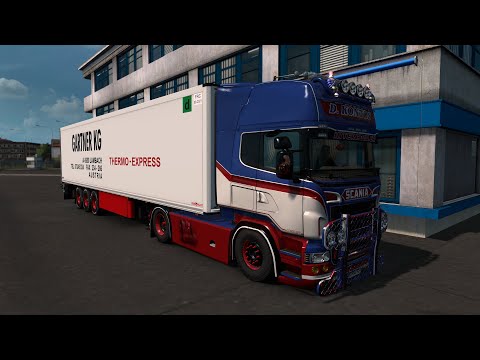 Euro Truck Simulator 2 Scania R580 D.Kontos Christy Mack