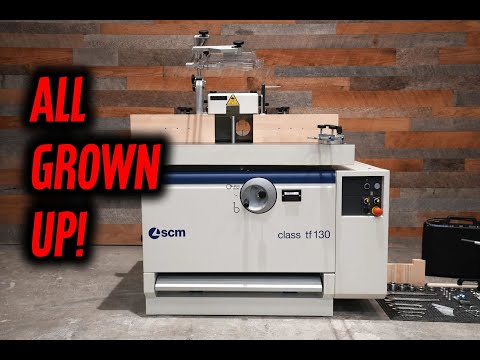NEW Machinery Spotlight - The SCM Class tf 130 Spindle Shaper