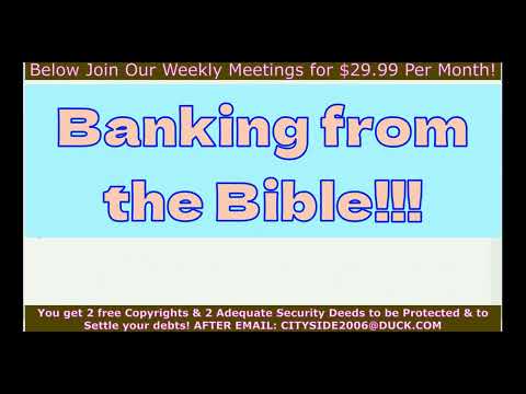 Banking from the Bible, SPC = Spiritual People Come | Join our Weekly Meetings & Monthly VIP Session