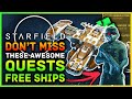 Starfield - Don't Miss These Awesome Quests! Free Ships, Legendary Armor, Tips And Tricks