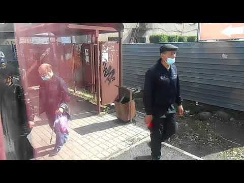 С ДСУ-19 до улицы Московской после Михайловского рынка в Караганде на автобусе № 70 маршрута