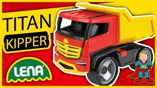 LENA® Titan Kipper mit Stahlachsen beim Spielzeugtester