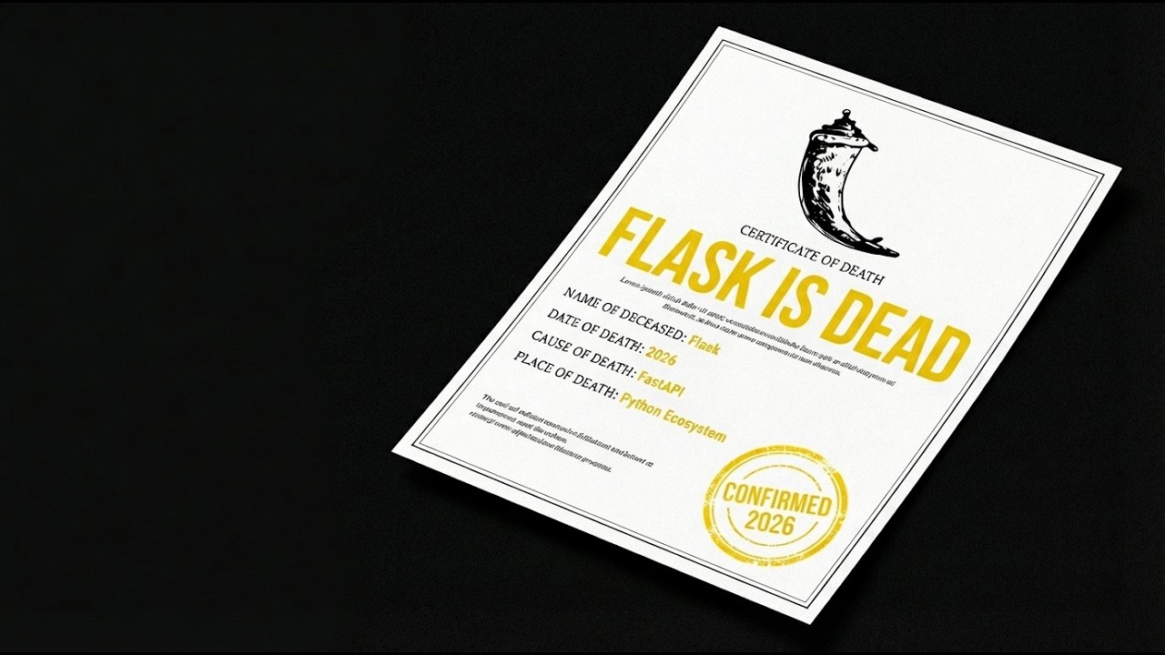 If You Still Use Flask, Watch This First