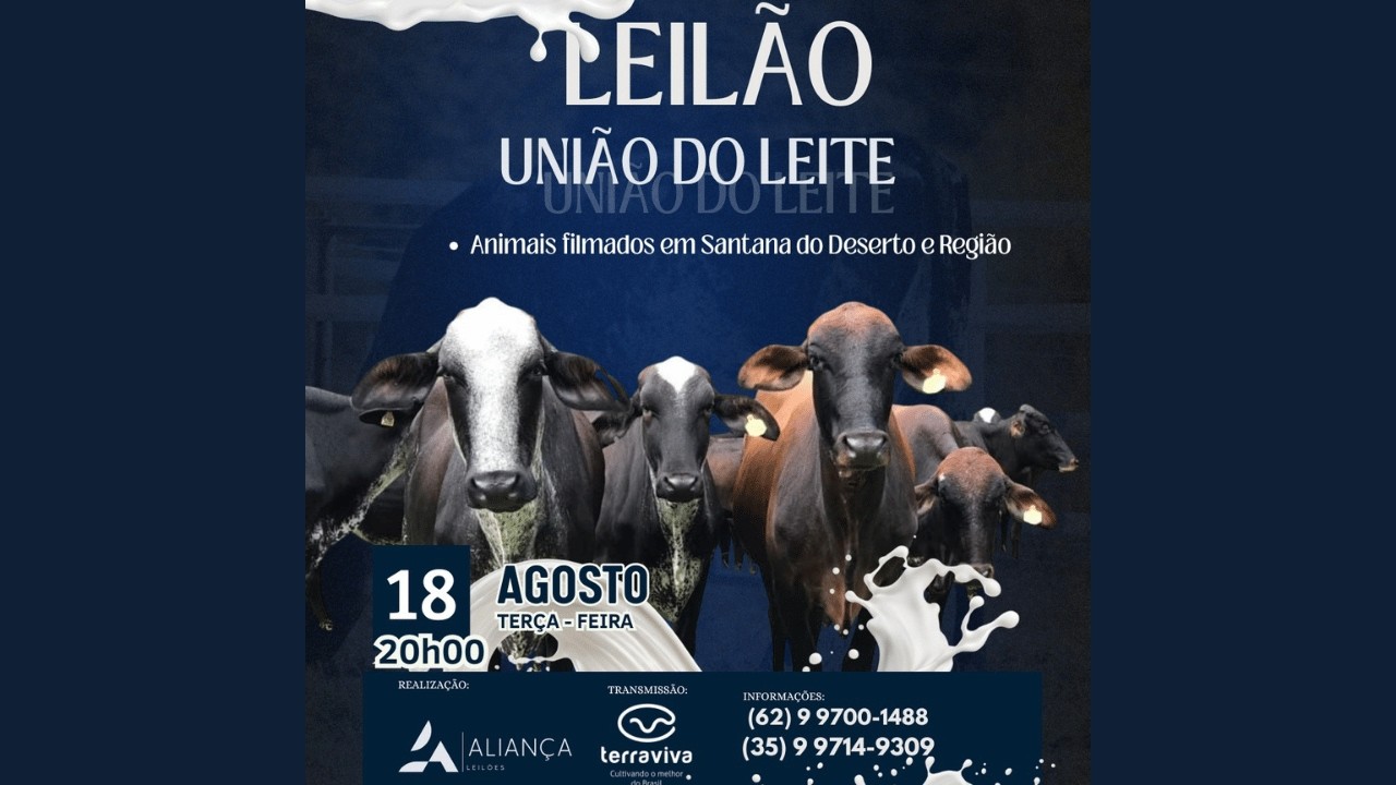 LEILÃO VIRTUAL - ALIANÇA LEILÕES | 18/08/2026 – 20H