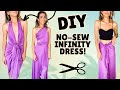 NO-SEW Infinity Dress (SCISSORS ONLY) | DIY w/ Orly Shani
