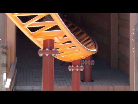 Off-ride footage of a Pony Express train