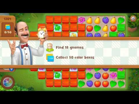 Gardenscapes level 1304