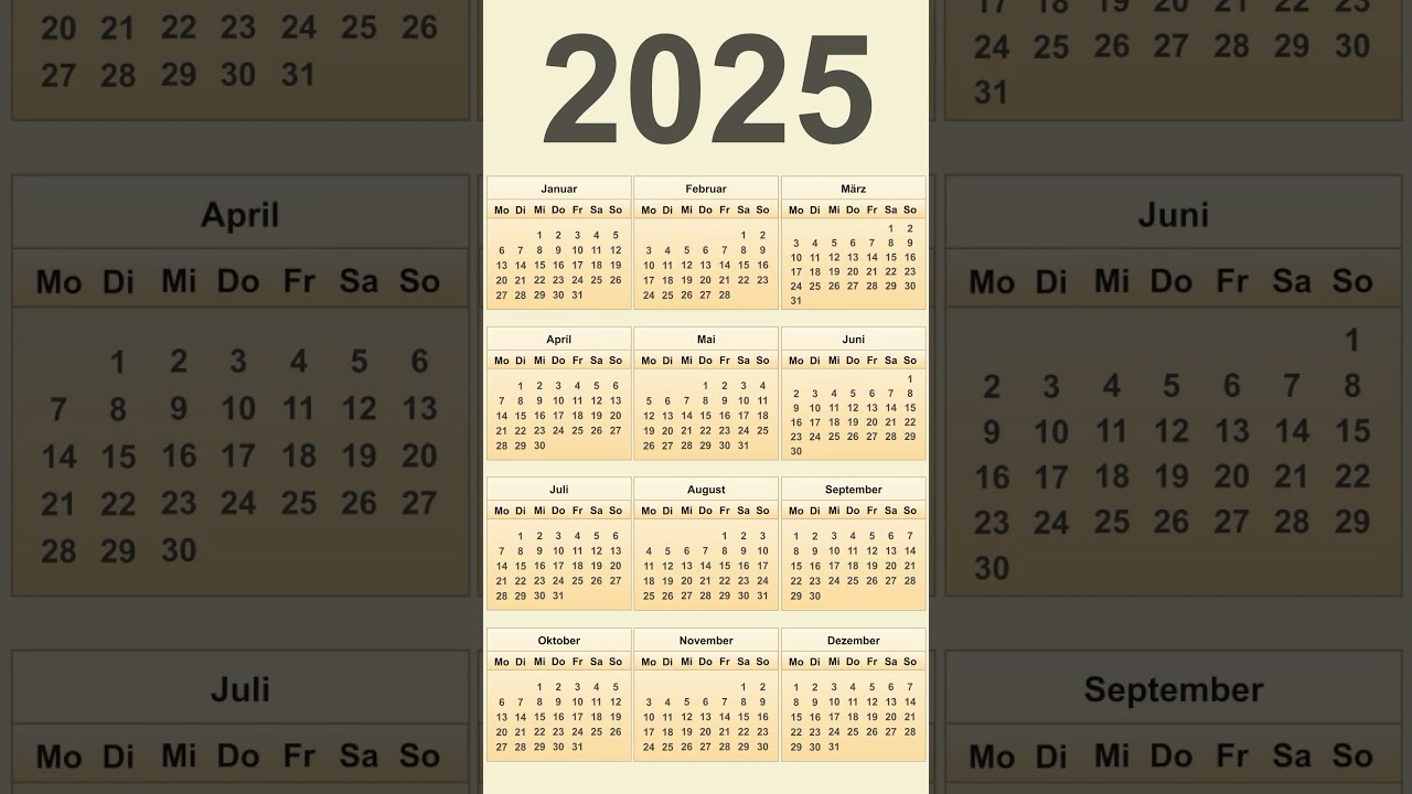 Kalender 2025
