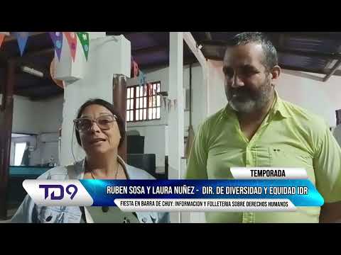 LA INTENDENCIA DE ROCHA PRESENTÓ PROPUESTAS DE DERECHOS HUMANOS EN UNA BARRA DE CHUY COLMADA
