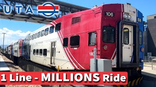 3 Million Riders a Year! Exploring Utah's Frontrunner Train!