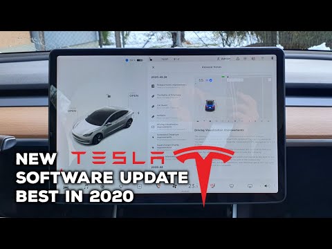 2020 Tesla Model 3 New Holiday Software Update Review