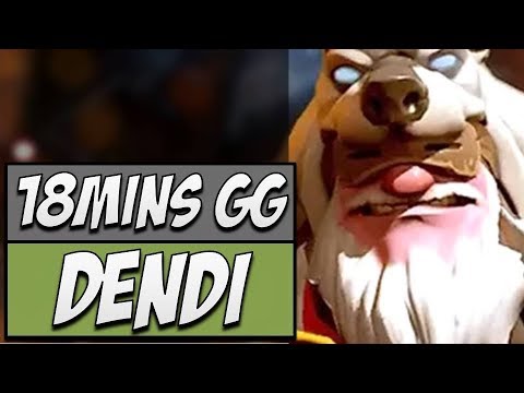 Navi.Dendi Sniper - 18 MINS GG | Dota Gameplay