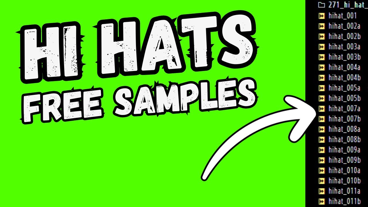 FREE Hi-Hats Sample Pack || PROVIDED BY SOUNDPACKS