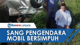 Viral Video Detik-detik Pengendara Mobil Bersimpuh seusai Dihantam Kereta Api, Ringsek Tak Berbentuk