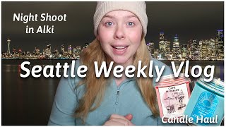 Night Shoot in Alki, BBW Candle Haul, Pack with Me for Girls Trip || Weekly 33