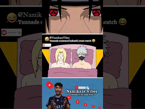 Tsunade scam Kakashi 😂 #naruto #shorts