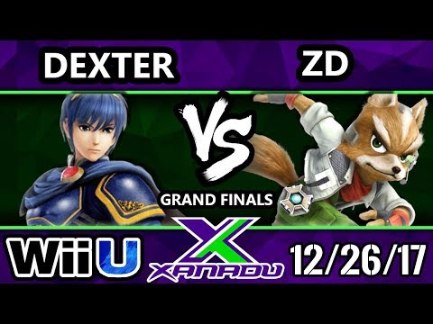 S@X 234 Smash 4 - Dexter (Marth) Vs. ZD (Fox) - SSB4 Grand Finals - Smash for Wii U.