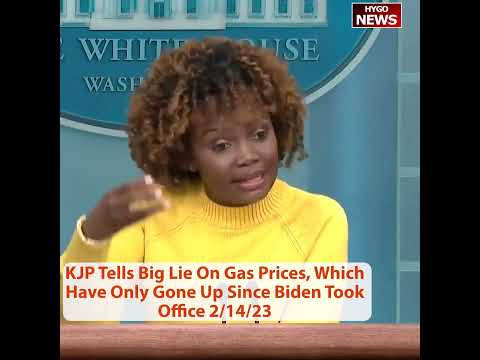 Jean-Pierre: Gas Is 'Going Down to About $1.60' a Gallon. The National Average Was $3.39 (February 14, 2023)