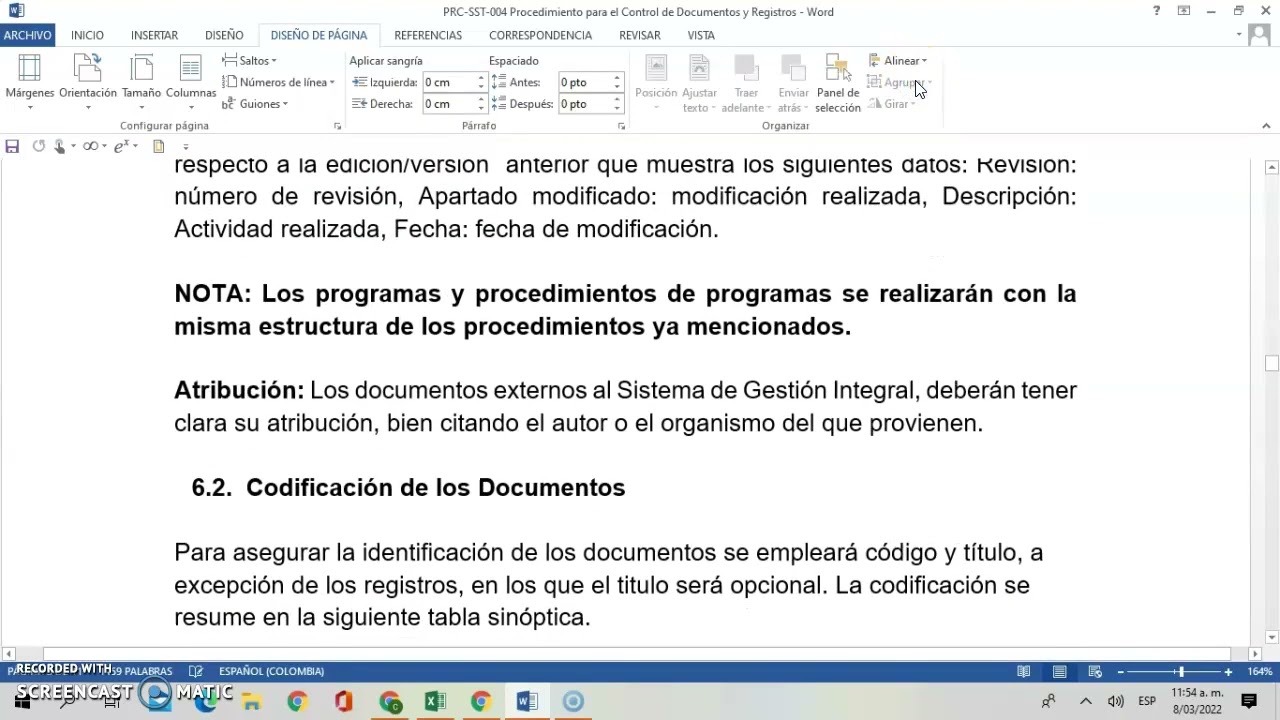 PROCEDIMIENTO PARA EL CONTROL DE DOCUMENTOS Y REGISTROS