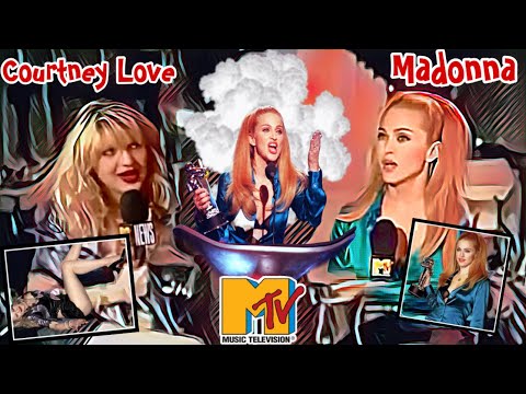 TOP Madonna Mtv VMA - @ViciousMen  Interview Madonna vs Courtney Love (1995)