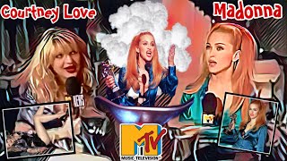TOP Madonna Mtv VMA - @ViciousMen  Interview Madonna vs Courtney Love (1995)