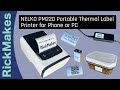 NELKO PM220 Portable Thermal Label Printer for Phone or PC