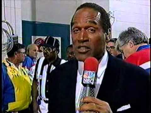 O.J. Simpson At Super Bowl 28