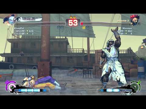 KtossPol (VE) vs Nhoman (AK) | SSF4: Arcade Edition PC - Ranked Match