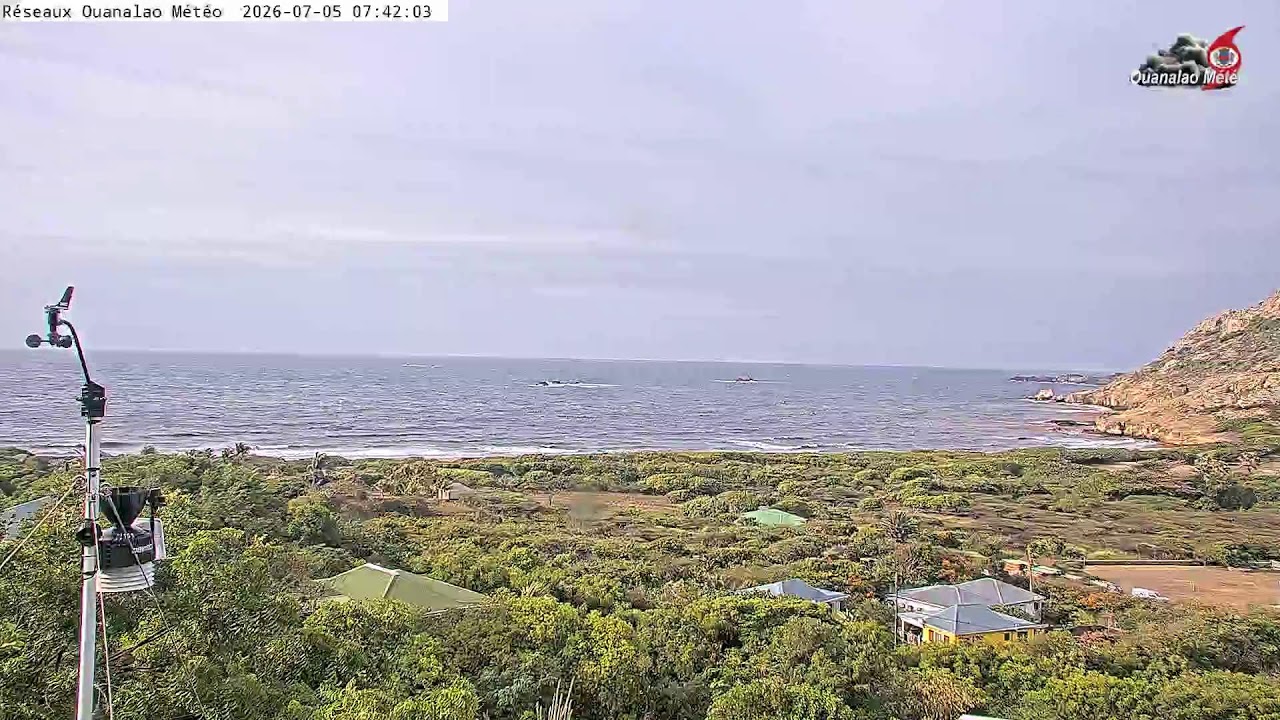 Live webcam view of Grand Fond Bay Coastal View