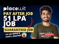 51 LPA😱 @Placewit  Guaranteed Pay After Placement Program | 100% Guaranteed Job Referral