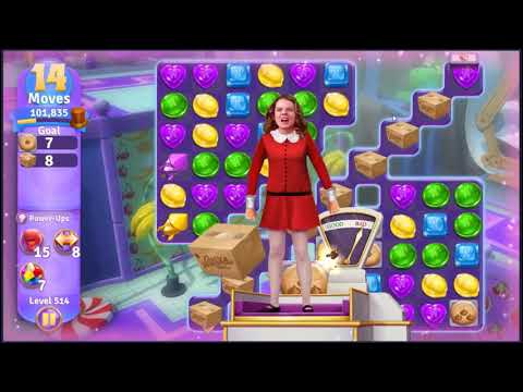 Wonka's World of Candy Level 514 - NO BOOSTERS + FULL STORY 🍫 | SKILLGAMING ✔️